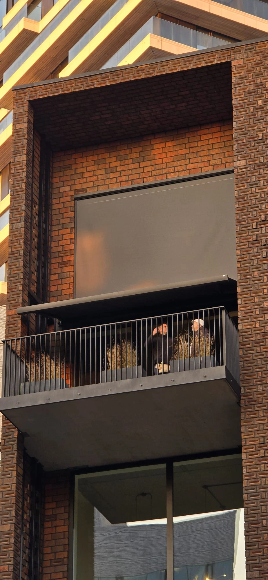 Screen Antraciet balkon